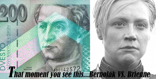 Bernolák Vs. Brienne from Game of Thrones :D